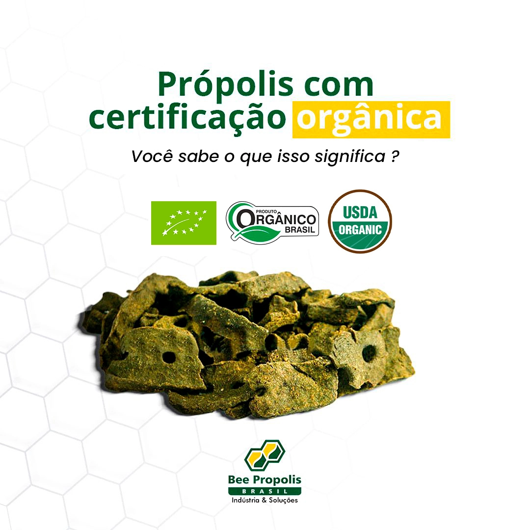 Você sabe o que é a certificação orgânica do própolis?